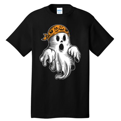 Boo Ghost Halloween Graphic Tall T-Shirt