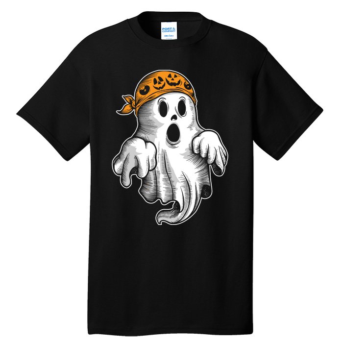 Boo Ghost Halloween Graphic Tall T-Shirt