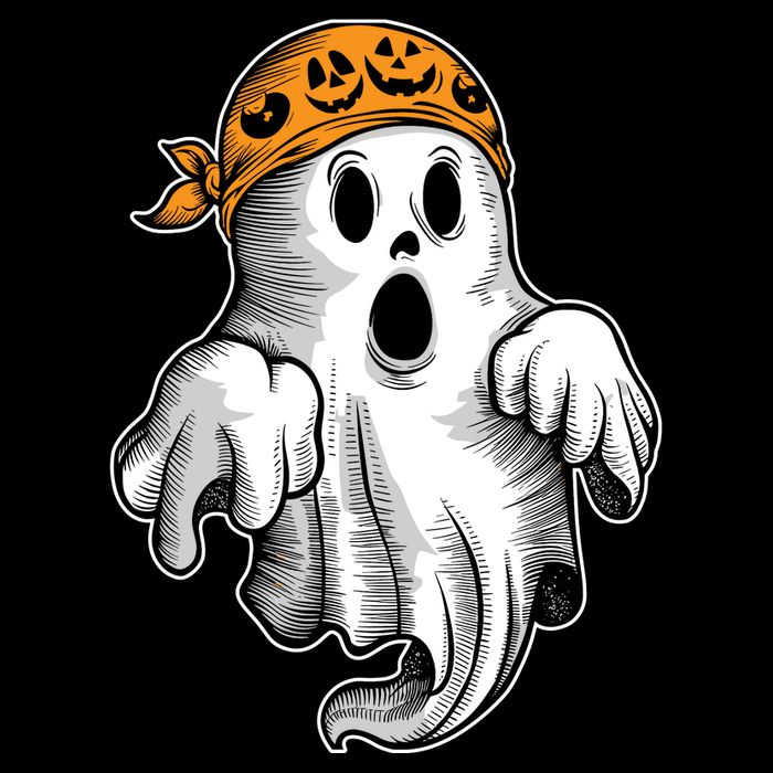 Boo Ghost Halloween Graphic Sustainable Bucket Hat