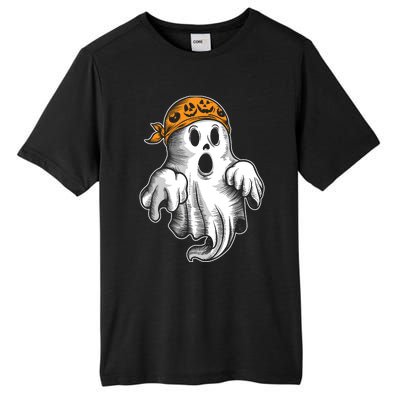 Boo Ghost Halloween Graphic Tall Fusion ChromaSoft Performance T-Shirt