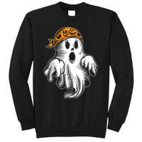 Boo Ghost Halloween Graphic Tall Sweatshirt