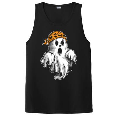 Boo Ghost Halloween Graphic PosiCharge Competitor Tank