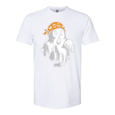 Boo Ghost Halloween Graphic Softstyle CVC T-Shirt