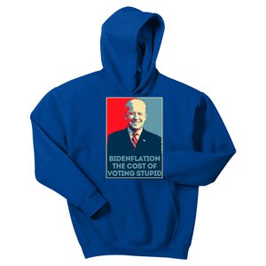 Bidenflation Gift Inflation Gas Prices Gift Biden Gift Kids Hoodie