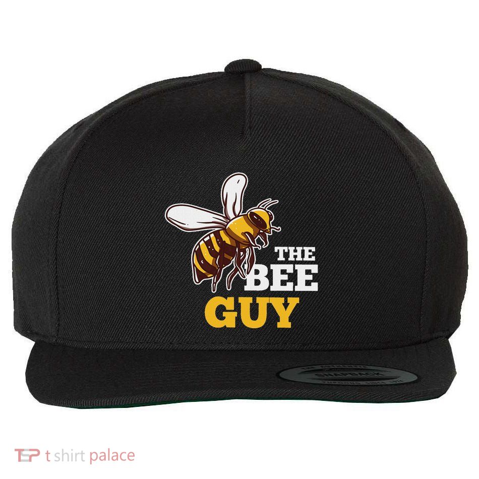 Bee Guy Insect Animal Lover Beekeeper Wool Snapback Cap