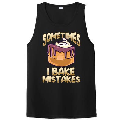 Baker Gift I Bake Mistakes Funny Baking Gift PosiCharge Competitor Tank