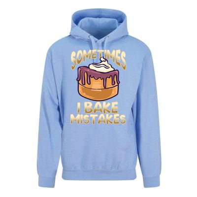 Baker Gift I Bake Mistakes Funny Baking Gift Unisex Surf Hoodie