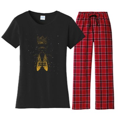 Beekeeping Gift Idea Animal Queen Bee Nature Insect Bee Women's Flannel Pajama Set