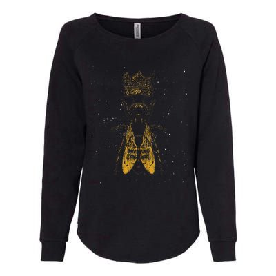 Beekeeping Gift Idea Animal Queen Bee Nature Insect Bee Womens California Wash Sweatshirt