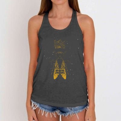 Beekeeping Gift Idea Animal Queen Bee Nature Insect Bee Women's Knotted Racerback Tank