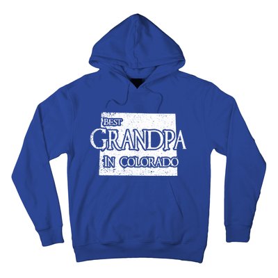 Best Grandpa In Colorado Funny Grandpa Gift Hoodie