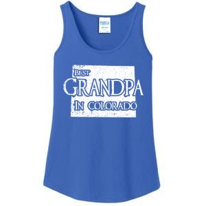 Best Grandpa In Colorado Funny Grandpa Gift Ladies Essential Tank