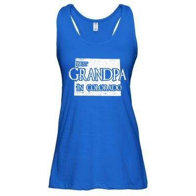 Best Grandpa In Colorado Funny Grandpa Gift Ladies Essential Flowy Tank