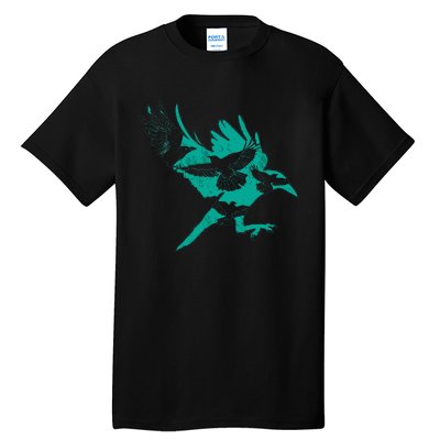 Bird Gift Idea Raven Crow Tall T-Shirt