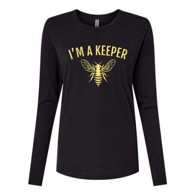 Beekeeper Gift Im A Bee Keeper Womens Cotton Relaxed Long Sleeve T-Shirt