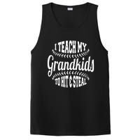 Baseball Grandpa I Teach My Grand To Hit And Steal PosiCharge Competitor Tank