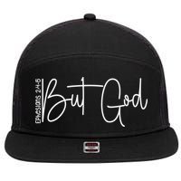 But God is Good Lover Christian Believers God  7 Panel Mesh Trucker Snapback Hat