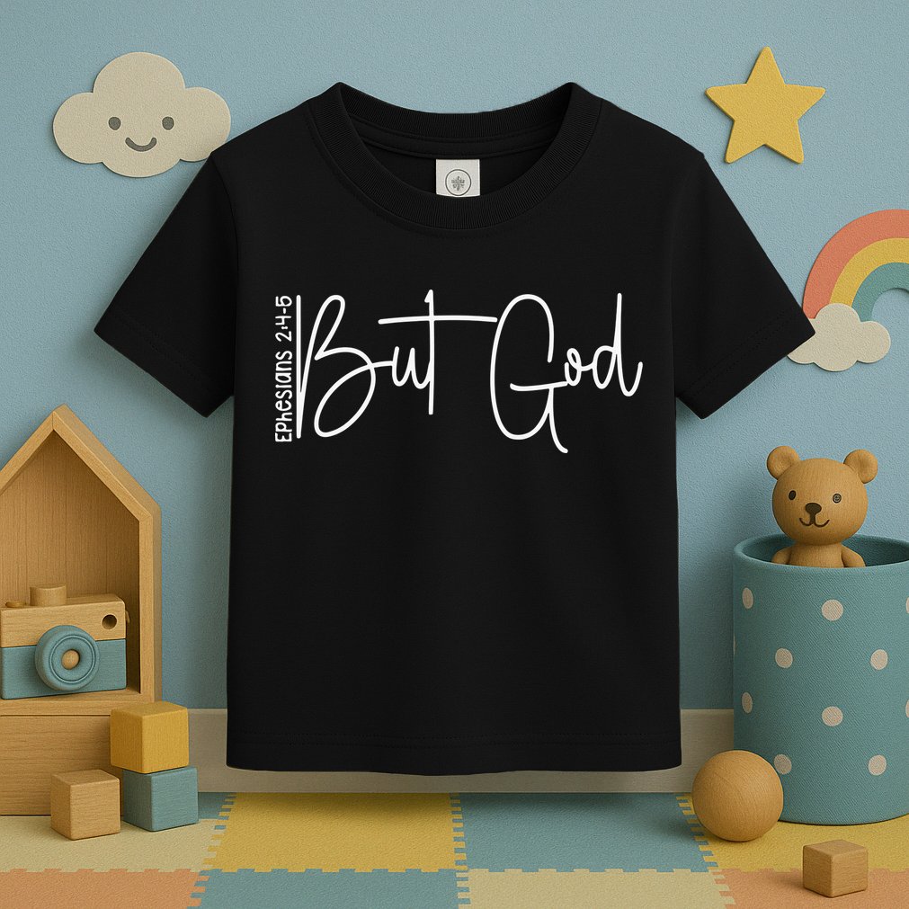 But God is Good Lover Christian Believers God  Toddler T-Shirt
