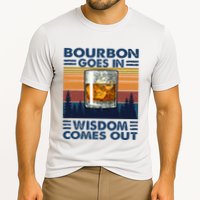 Bourbon Goes In Wisdom Comes Out Bourbon Drinking Lover Performance Shirt