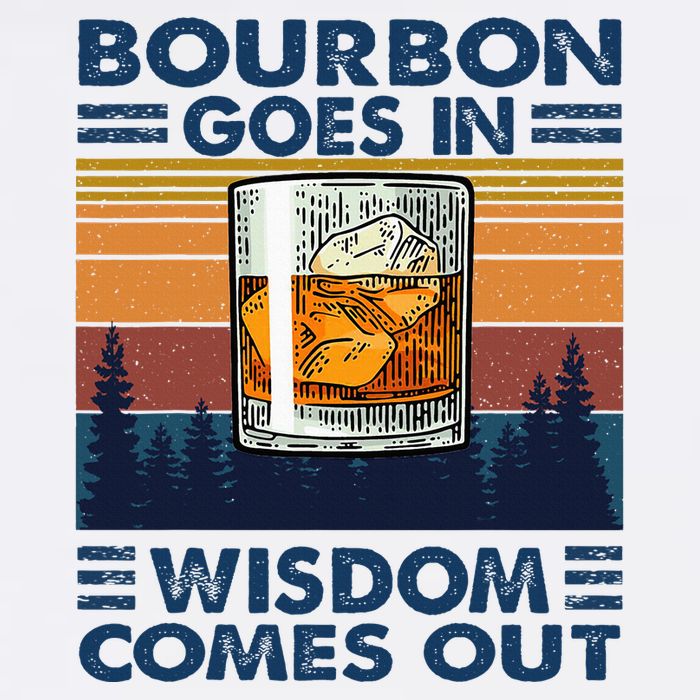 Bourbon Goes In Wisdom Comes Out Bourbon Drinking Lover Mug