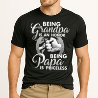 Being Grandpa Is An Honor Being Papa Is Priceless Cooling Performance Crew T-Shirt