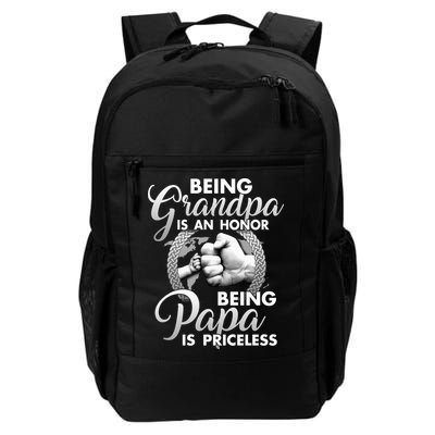 Being Grandpa Is An Honor Being Papa Is Priceless Backpack
