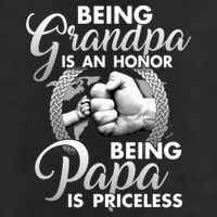 Being Grandpa Is An Honor Being Papa Is Priceless 11oz C Handle Ceramic Mug