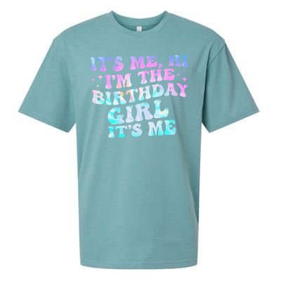 Birthday Girl Its Me Hi Im The Birthday Girl Its Me Birthday Sueded Cloud Jersey T-Shirt