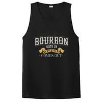 Bourbon Goes In Wisdom Comes Out Vintage PosiCharge Competitor Tank