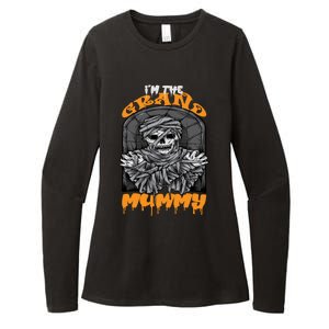 Bootiful Grandma IM The Grand Mummy Halloween Creepy Meaningful Gift Womens CVC Long Sleeve Shirt