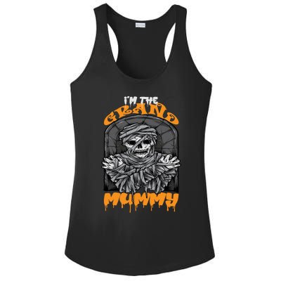 Bootiful Grandma IM The Grand Mummy Halloween Creepy Meaningful Gift Ladies PosiCharge Competitor Racerback Tank