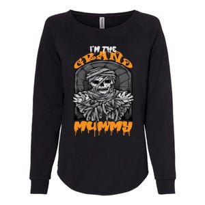 Bootiful Grandma IM The Grand Mummy Halloween Creepy Meaningful Gift Womens California Wash Sweatshirt