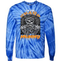 Bootiful Grandma IM The Grand Mummy Halloween Creepy Meaningful Gift Tie-Dye Long Sleeve Shirt