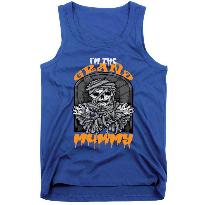 Bootiful Grandma IM The Grand Mummy Halloween Creepy Meaningful Gift Tank Top