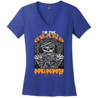 Bootiful Grandma IM The Grand Mummy Halloween Creepy Meaningful Gift Women's V-Neck T-Shirt