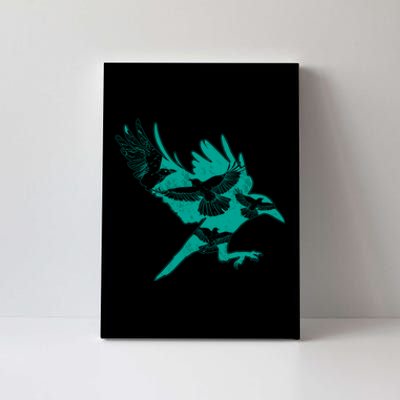 Bird Gift Idea Raven Crow Canvas