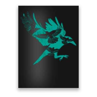 Bird Gift Idea Raven Crow Poster