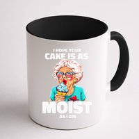 Baking Grandma I Hope Your Cake Is As Moist As I Am Gag Mug