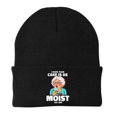 Baking Grandma I Hope Your Cake Is As Moist As I Am Gag Beanie