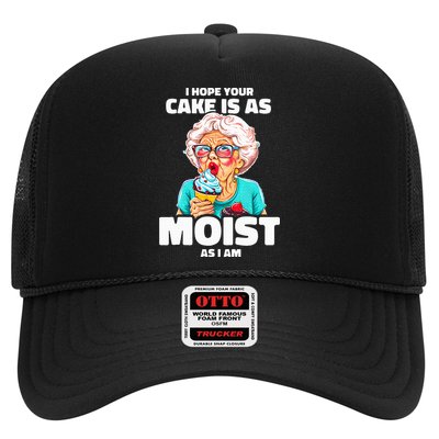 Baking Grandma I Hope Your Cake Is As Moist As I Am Gag Hat