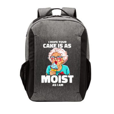 Baking Grandma I Hope Your Cake Is As Moist As I Am Gag Vector Backpack