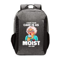 Baking Grandma I Hope Your Cake Is As Moist As I Am Gag Vector Backpack