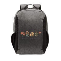 Boho Grow In Grace Wildflower Christian Scripture Religious Vector Backpack