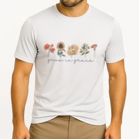 Boho Grow In Grace Wildflower Christian Scripture Religious Performance Shirt