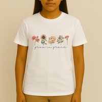 Boho Grow In Grace Wildflower Christian Scripture Religious T-Shirt