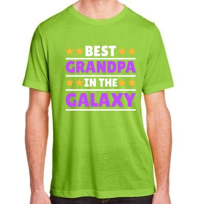 Best Grandpa In The Galaxy Gift Adult ChromaSoft Performance T-Shirt