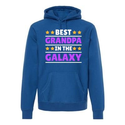 Best Grandpa In The Galaxy Gift Premium Hoodie