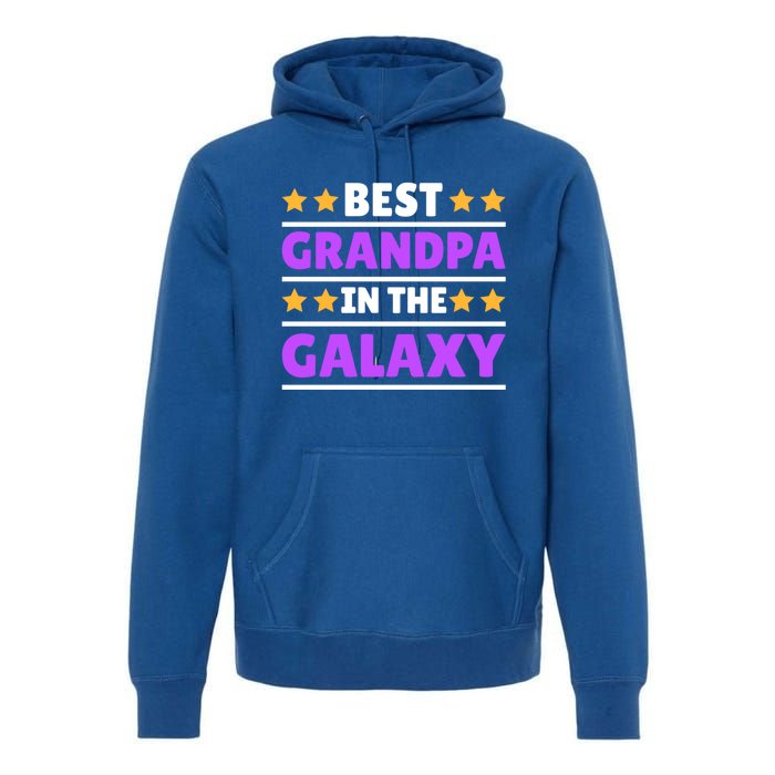 Best Grandpa In The Galaxy Gift Premium Hoodie