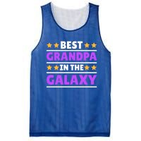 Best Grandpa In The Galaxy Gift Mesh Reversible Basketball Jersey Tank