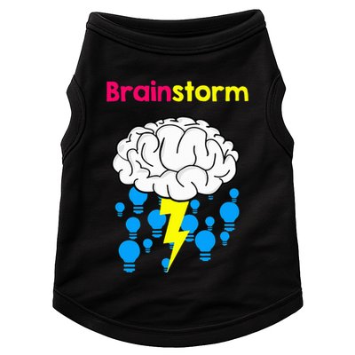 Brainstorm Good Idea Lightbulb Thunder Doggie Tank